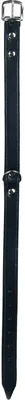 Produktbild von MEXICA Halsband schwarz 20 mm, 41-51 cm genietet