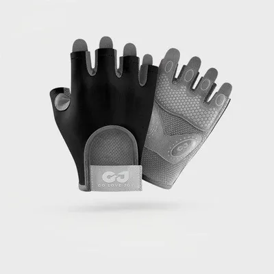 Immagine prodotto di Guanti da ciclismo da donna - Taglia S - Larghezza del palmo 8,5 cm - Lunghezza 14 cm - Guanti da fitness per l'allenamento della forza - Sollevamento pesi - Guanti a mezze dita per l'allenamento della forza - Guanti sportivi antiscivolo
