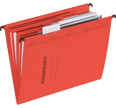 Produktbild von Pagna Personalakte (Hängehefter, für DIN A4, 5-teilig) rot