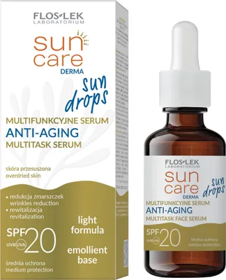 Produktbild von Floslek Derma Sun Drops Anti-Aging Serum SPF 20, 30 ml