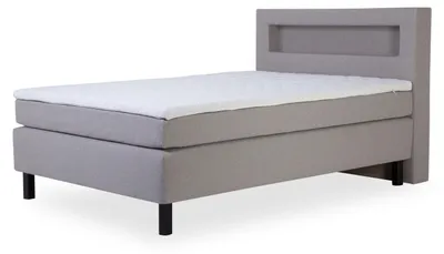 Produktbild von Boxspringbett HARPER SANYA LF 140x200 cm grau Box-Spring-Bett