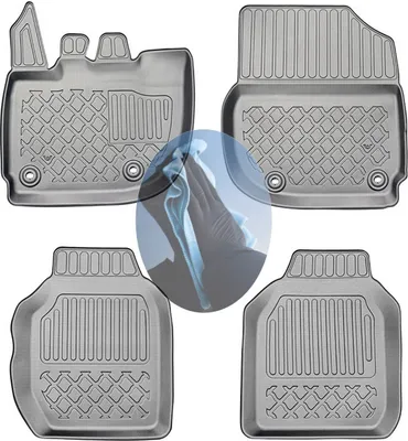 Produktbild von Z521484 TPE-Gummifußmatten kompatibel mit Honda Jazz Hybrid e:HEV Elegance 4 Schrägheck Hatchback 5-türer 2020-