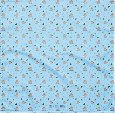 Produktbild von Mr. & Mrs. Panda Kopftuch Otter Stein L - Blau - Geschenk, Halstuch, Bandana, Pflanzen, Neugierig, Tuch, Seeotter, Schweißband, Stirnband, See, Grüßen