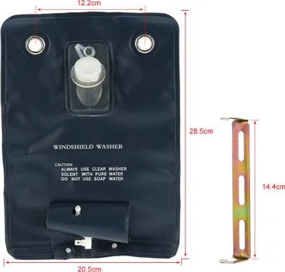 Produktbild von 12-V-Universal-Scheibenwaschpumpe mit Jet-Knopfschalter für Oldtimer