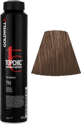 Produktbild von Goldwell Topchic The Naturals, Braun, 7N, Mid Blonde, Unisex, 250 ml, Alle Haare
