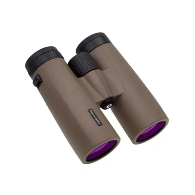 Obrázek produktu pro Professor Optiken Fichtelberg 10x42 - hnědý, s Porro hranoly (BaK-4), kompaktní dalekohled pro dovolenou, volný čas a stalking - vodotěsný