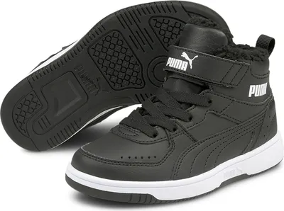 Produktbild von Puma Rebound Joy PS Kinderschuhe Jungen Wasserdicht Stiefel Schwarz, Schuhgröße:34 EU