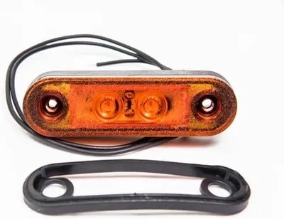 Zdjęcie produktu dla Światła obrysowe LED pomarańczowe przyczepy ciężarówki 12 24V 4 szt