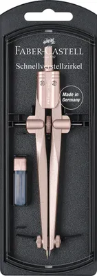 Produktbild von FABER-CASTELL Schnellverstellzirkel STREAM rosekupfer