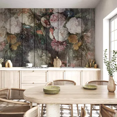 Produktbild von Vlies Fototapete - Time Composition 400x280 cm Blumen b-C-0943-a-a