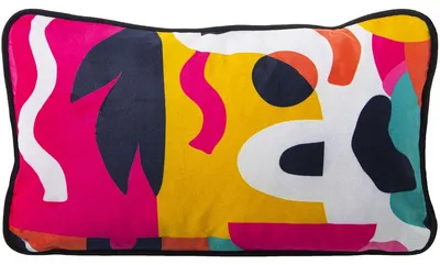 Kissen, mehrfarbig, Textil, 50 x 30 cm