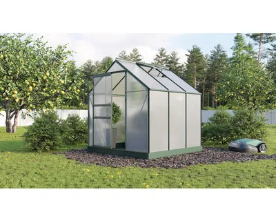 Obrázok produktu pre Vitavia "Planet 3800" skleník vrátane základov smaragd 3,8 m² 6 mm HKP