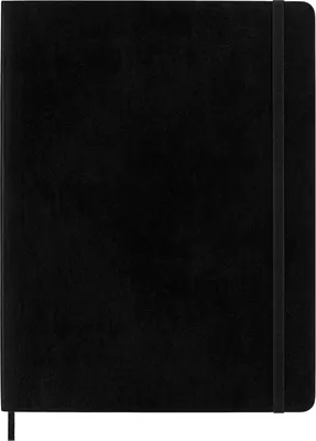 Produktbild von Großes, schwarz, geliftetes Notizbuch