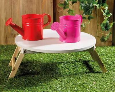 Produktbild von Blumentopf / Übertopf Gießkannenform Zink 22x10cm bunt 1 Stück sort.