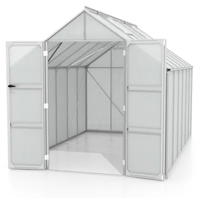 Produktbild von Vitavia Gewächshaus "Domus 9900" aluminium 9,9 m² 6 mm HKP