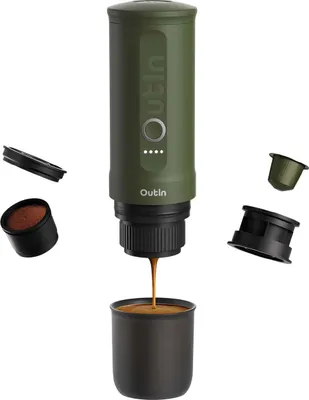 Obrázok produktu pre OUTIN OutIn prenosný espresso stroj – Nano Forest Green