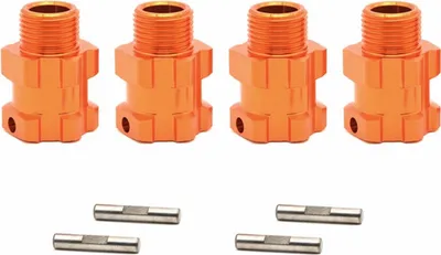 Immagine prodotto di 4pcs RC ruota Whex esagonale Hub Adapter 17 millimetri in lega di alluminio per ZD Racing 07 1/7 auto