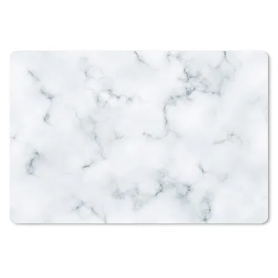 Produktbild von MuchoWow® Mauspad Mousepad Marmor - Chic - Weiß - Schwarz 27x18 cm - Mousepads - Maus Mat - Pad - Mausunterlage - Büroartikel - Desk Matten