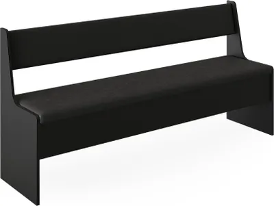 Obrázok produktu pre Rohová lavica do jedálne Vicco Roman čierna 41.5 x 166.6 cm, Model 40233