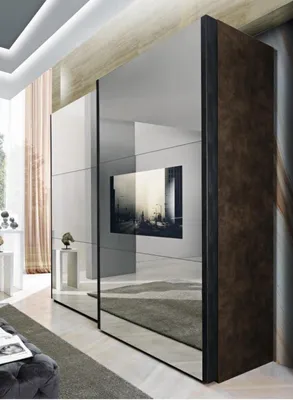 Produktbild von Schrank Massive Schlafzimmer Möbel Italien Echtholz Kleiderschrank Holzschrank