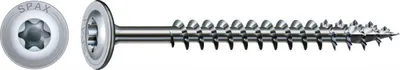 Produktbild von SPAX HI.FORCE, 10 x 120 mm, 1 Stück, Vollgewinde, Tellerkopf, T-STAR plus T50, 4CUT, WIROX - 4251011001200