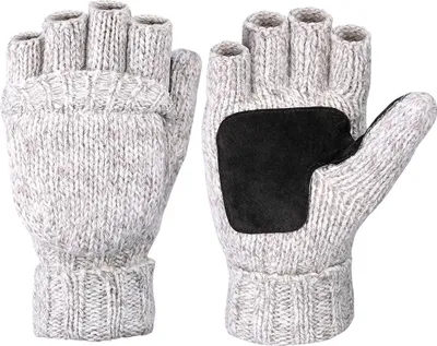 Produktbild von Winterhandschuhe Warme Wollfäustlinge mit Fäustlingsüberzug