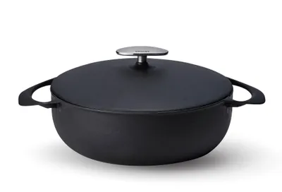 Zdjęcie produktu dla Unilloy garnek żeliwny kurogane 24 cm US240BK