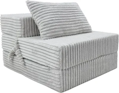 Zdjęcie produktu dla Odolplusz komfortowy materac dla gości | Składany materac z poduszką | Składany materac z uniwersalnym poziomem twardości | 70 x 200 x 15 cm , szary