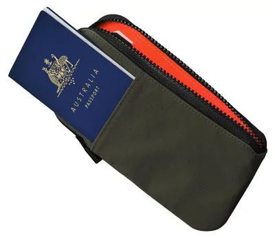 Image de Elzusha - Portefeuille de voyage avec protection RFID et fermeture éclair