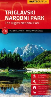 Immagine prodotto di Parco nazionale del Triglav 1:50.000. Carta turistica. Pubblicata nel 2024. Kartografija