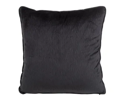 Produktbild von Dekorativer Kissenbezug Sofakissen LILI schwarz 40x40