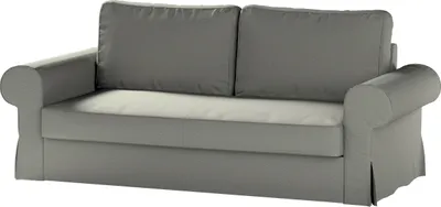 Produktbild von Dekoria Bezug für Backabro 3-Sitzer Sofa ausklappbar, grau, Bezug für Backabro 3-Sitzer Sofa