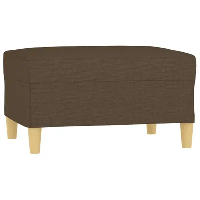 Image de vidaXL Tabouret de pied Marron 70x55x41 cm Tissu