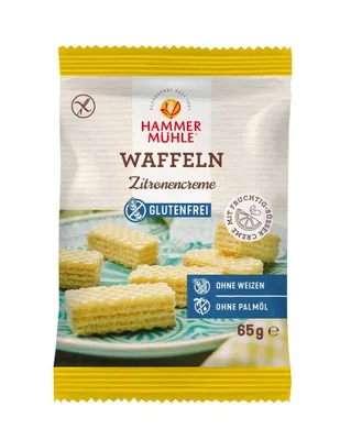 Produktbild von Hammermühle Waffeln Zitronencreme 65g