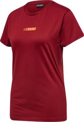 Produktbild von hummel hmlOFFGRID TEE S/S WO - RHUBARB/NASTURTIUM - L
