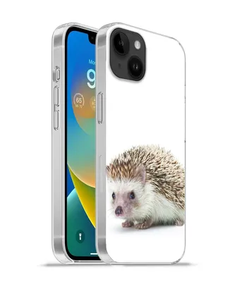 Produktbild von MuchoWow® Handyhülle Schutzhülle Hülle für Apple iPhone 14 Plus - Soft case Igel - Tiere - Weiß Silikon Softcase Handy Hülle - Abbildung