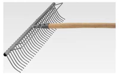 Produktbild von Rasenrechen 100 cm Breite mit 56 Zinken - robuste Ausführung - ohne Stiel