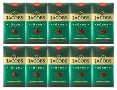 Immagine prodotto di Jacobs Krönung Signature caffè filtro gusto pieno 500g confezione da 10 pezzi