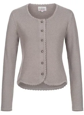 Produktbild von Strickjacke Langarm Yvonne in Silber von Nübler Größe XXL
