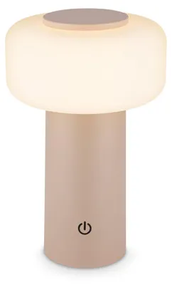 Image de Lampe de table LED sans fil, étanche IP44, à intensité variable et rechargeable, lampe décorative pour intérieur et extérieur