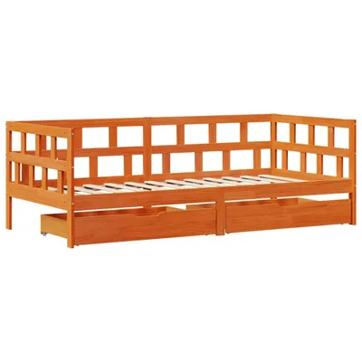 Immagine prodotto di Divano Letto con Cassetti senza Materasso 90x200 cm Legno