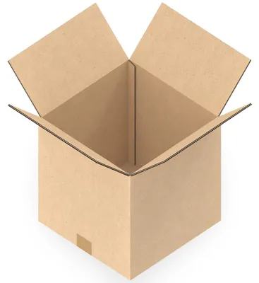 Produktbild von KK Verpackungen 200 Stück Versandkartons 380 x 380 x 400 mm Kartons 2-wellig BC-Welle, Faltkartons