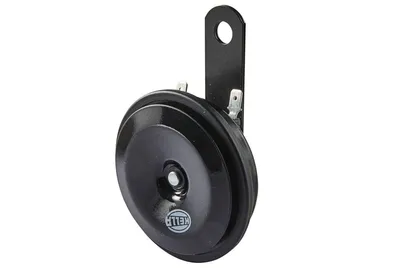 Produktbild von HELLA Horn M28 12V 110dB(A) in Schwarz mit Flachsteckanschluss
