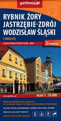 Image de Rybnik, Żory, Jastrzębie-Zdrój, Wodzisław Śląski, 1:50 000 (Touristenkarte auf Polnisch)