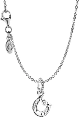 Pandora 39718 Damen-Halskette mit Hufeisen 925 Silber 45 cm 1