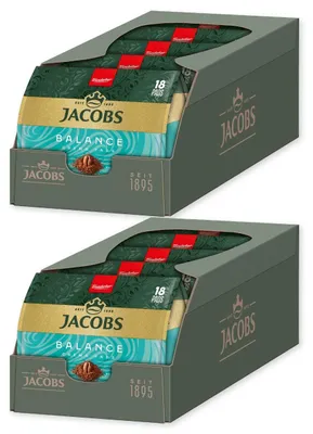 Produktbild von JACOBS Pads Crema Balance 180 Getränke - 10x18 Kaffeepads Senseo kompatibel