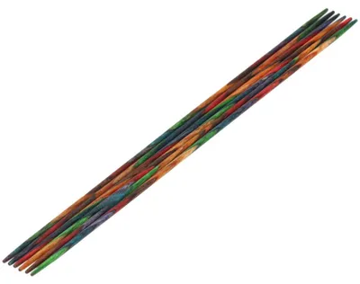 Produktbild von Lana Grossa - Strumpfstricknadel Design-Holz multicolor 15cm 2.25mm
