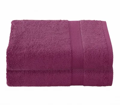 Produktbild von handtücher Stephanie70 x 140 cm violett 2 Stück