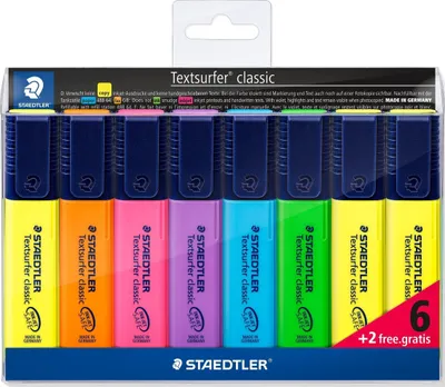 Produktbild von STAEDTLER Textsurfer Classic 364 Markörer – 4-pack, vintagefärger