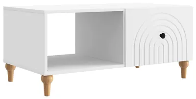 Obrázek produktu pro vidaXL Konferenční stolek bílý 90 x 50 x 40 cm materiál na bázi dřeva